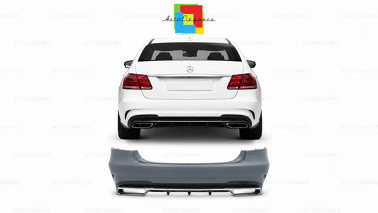 💕PARAURTI POSTERIORE MERCEDES CLASSE E W212 14-16 LOOK AMG E63💕