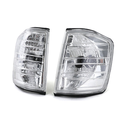 Indicatore di direzione in vetro trasparente cromato per Mercedes 190 W201 82-93