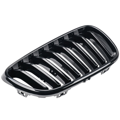 Griglia rene ponte singola adatta per BMW Serie 2 F22 F23 F87 nero pianoforte