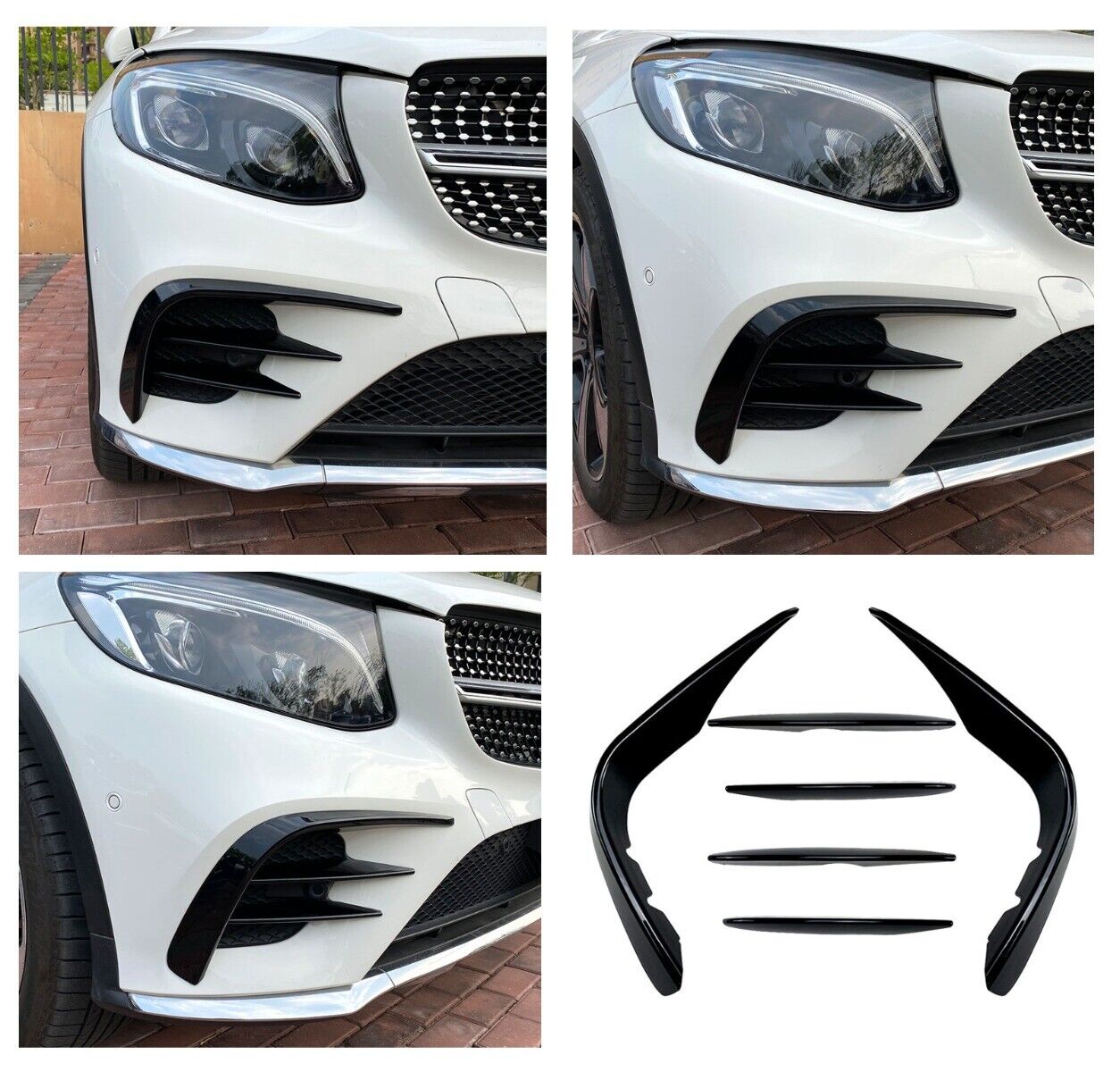 SUITABLE FOR MERCEDES X253 C253 GLC AMG LINE (VOR FACELIFT) VOLETS AERO 
