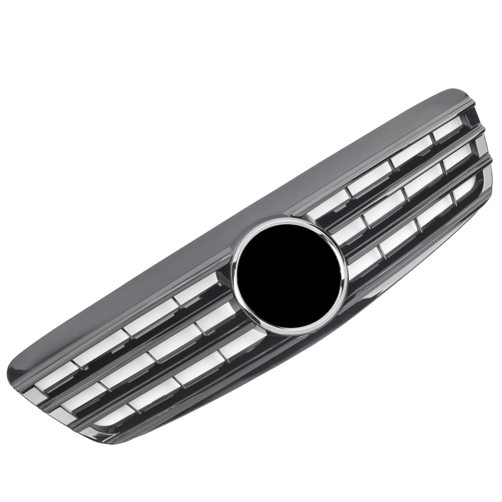 Sports grille for Mercedes W220 S 1998-2002 glossy black AMG LOOK 