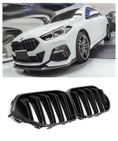 ADATTO PER BMW SERIE 2 F44 GRAND COUPE GRIGLIA DEL RADIATORE DOPPIA STAFFA