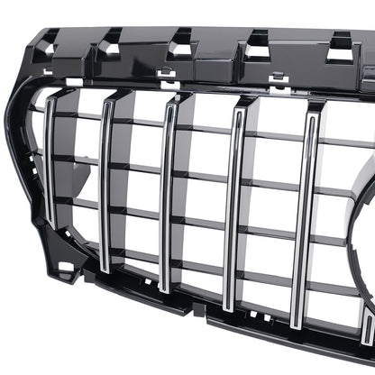 Griglia GT Panamericana adatta per Mercedes CLA W117 X117 dal 16 argento nero