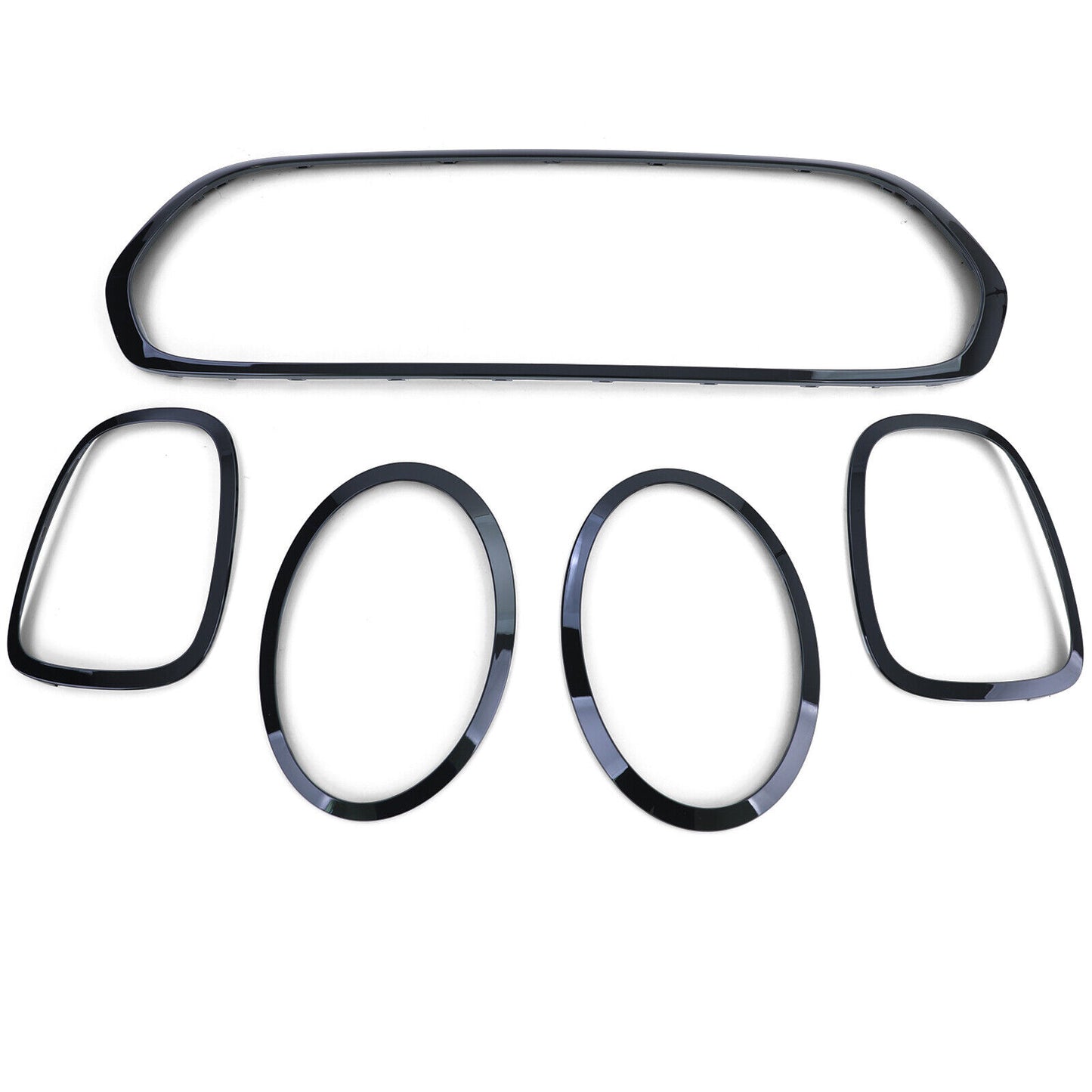 Cornice griglia fanali posteriori nera lucida compatibile per Mini F55 F56 F57 2014-2018