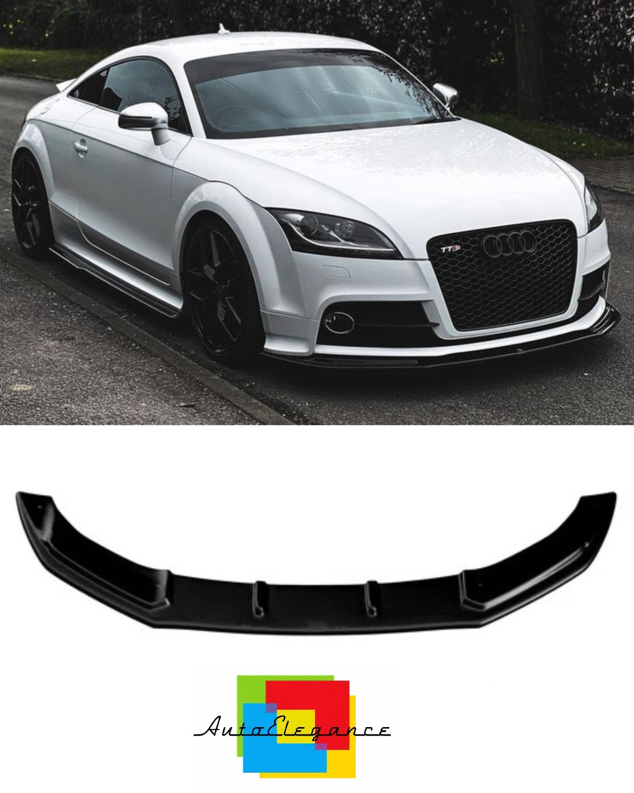 💕 SPLITTER    AUDI TT RS 8J  NERO LUCIDO 💕