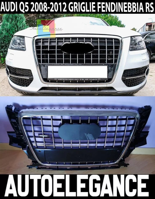 ART. 0609 GRIGLIA Q5 8R 2007-2011 LOOK SQ5 PROFILI CROMATI