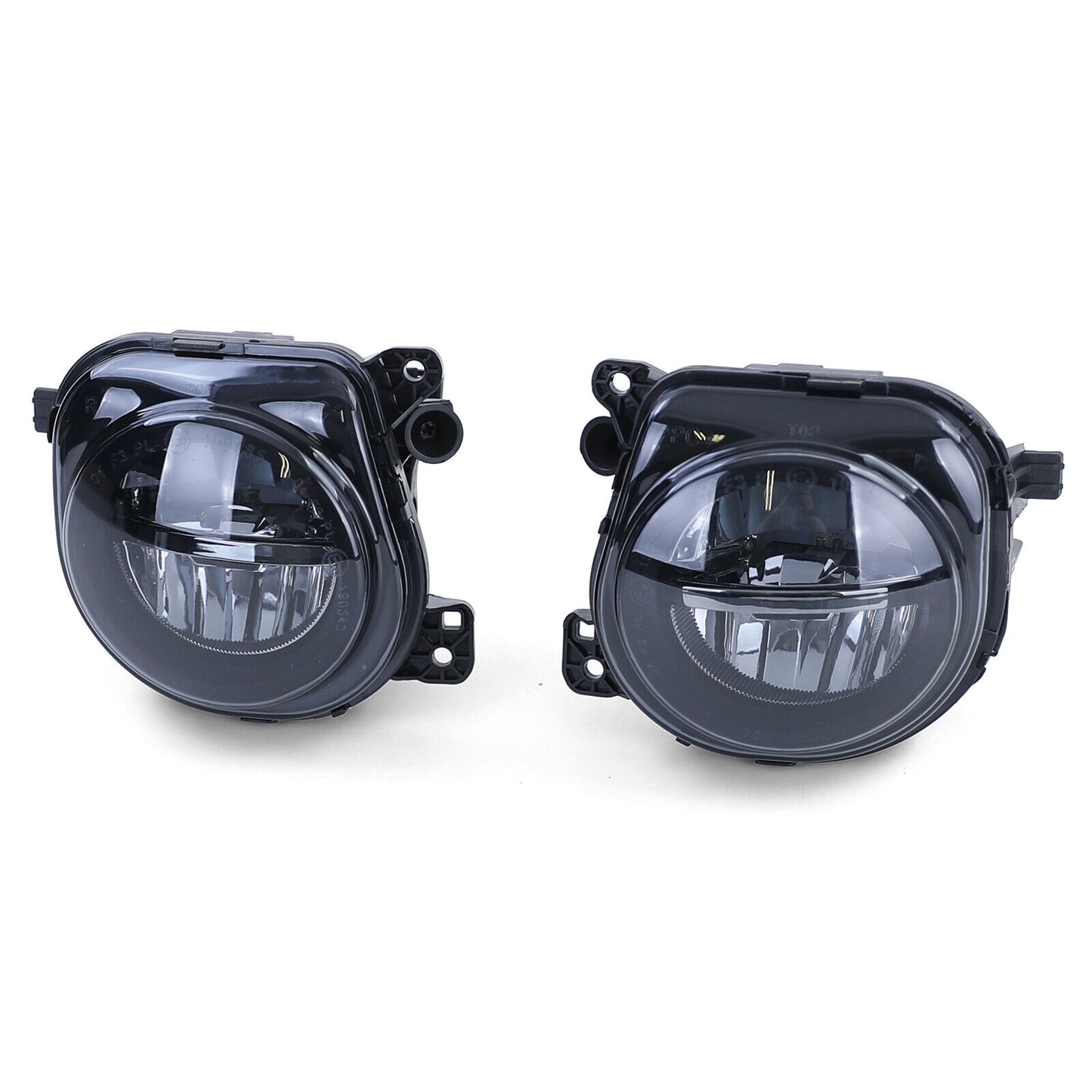 Black Smoke Clear Glass LED Fog Lights Fit For BMW 5 Series F10 