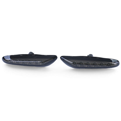 Coppia frecce laterali a LED fumè nero adatto per BMW Serie 1 E81 E87 E82 E88 04 AUTOELEGANCERICAMBI