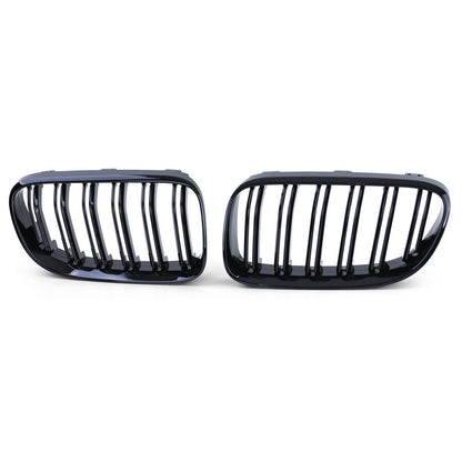 Griglia del radiatore sportiva doppia barra lucida per prestazioni compatibile per BMW Serie 3 E92 E93 10-13