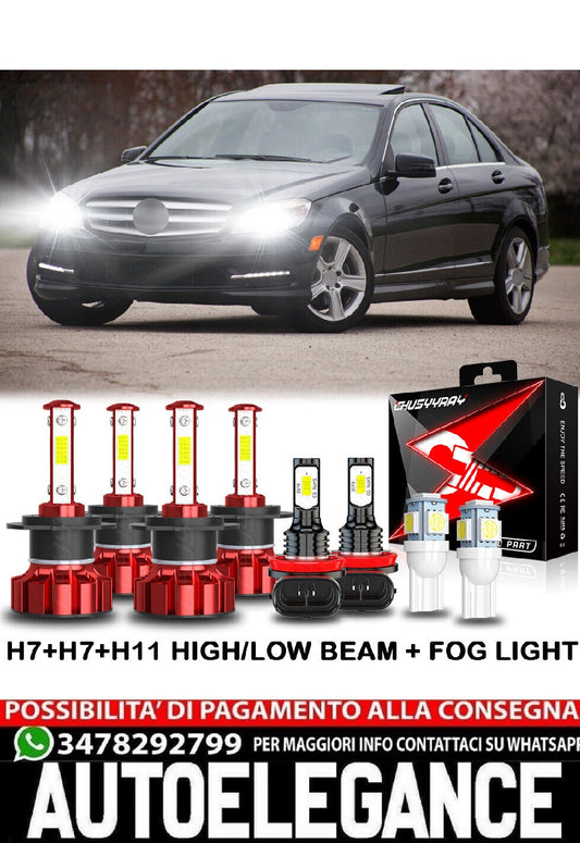 kit lampadine led adatto per Mercedes Benz C300 350