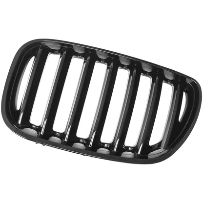 Griglia rene radiatore barra singola adatta per BMW X5 E53 2003-2006 nera
