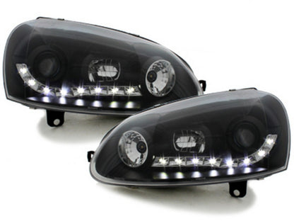 💫ART.6421 FARI DAYLIGHT NERI per VW GOLF 5💫