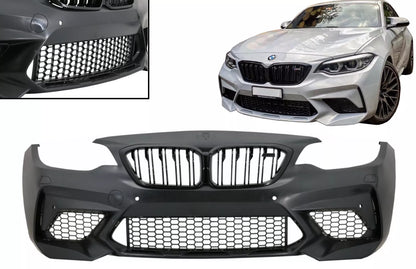 😍Paraurti per BMW 2 F87 M2 16-20 Rene Griglia Doppia Striscia M2C Look😍