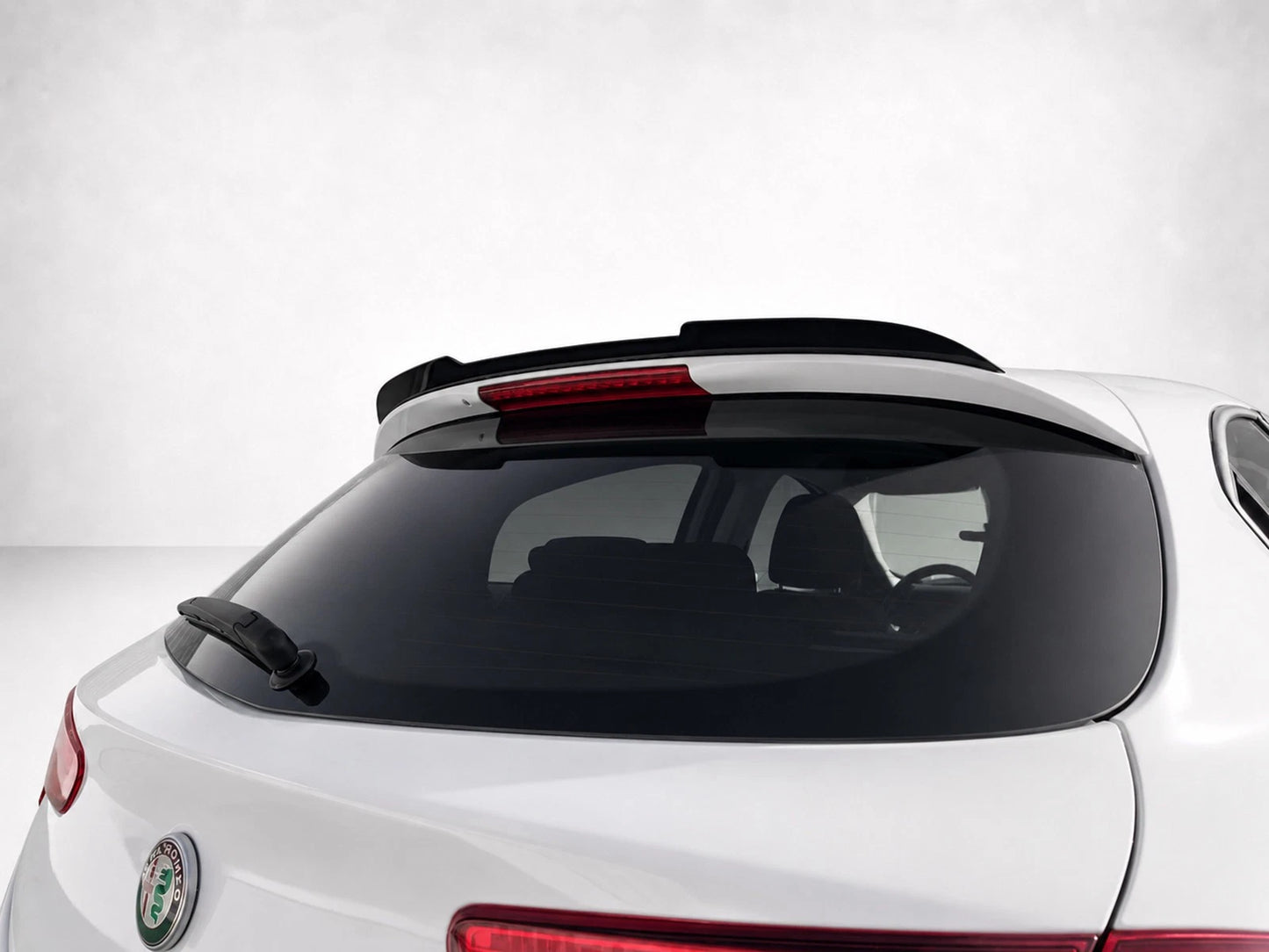👉Prolunga Spoiler Tetto Alfa Romeo Giulietta 10-20 Alettone ABS Nero Lucido👈