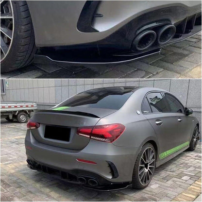 PER MERCEDES V177 A35 + A45 LATI SPLITTER SPOILER DIFFUSORE GREMBIULE