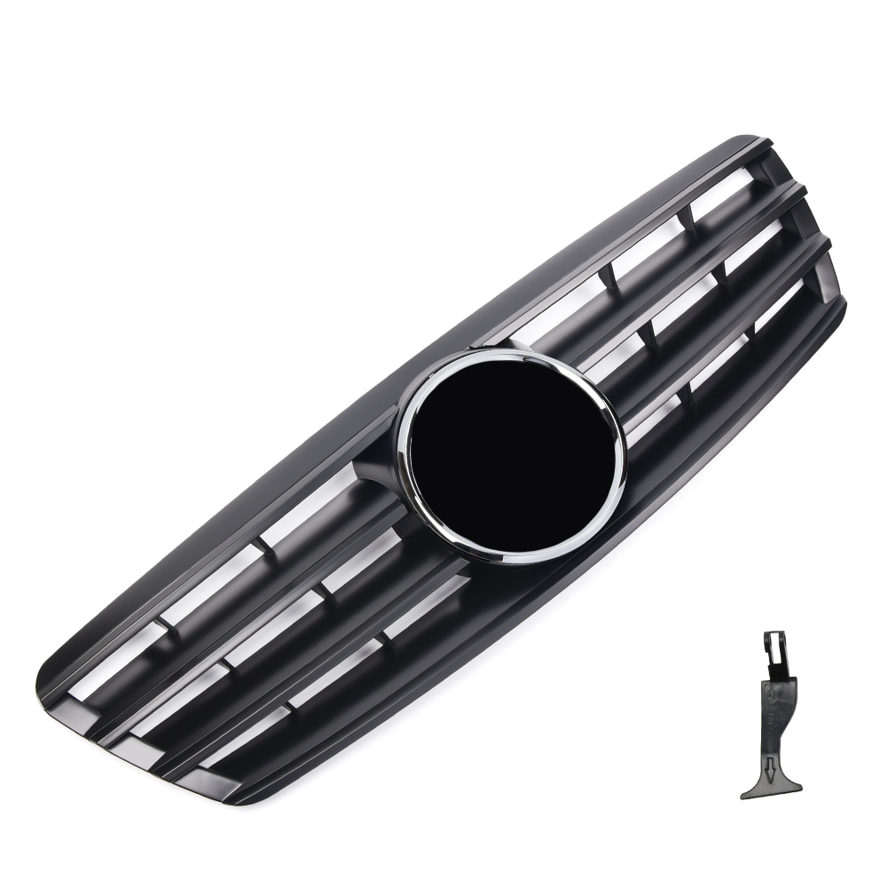 Griglia sportiva per Mercedes W203 S203 CL Nero Opaco AMG