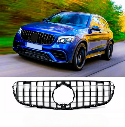 ✨Glossy Black GTR Grille SUITABLE FOR Mercedes GLC Class W253✨
