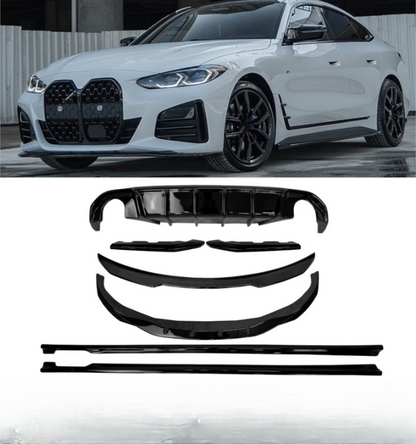 💕 BODYKIT BMW SERIE 4 G26 NERO  LUCIDO 💕