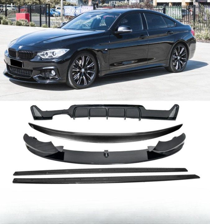 💕 BODYKIT  BMW SERIE 4 F32 F33 M SPORT M  NERO LUCIDO 2013+💕