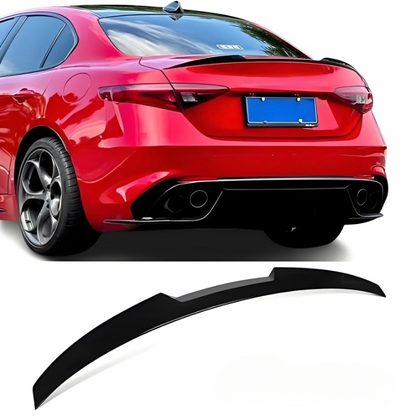 💕art.0073 Spoiler posteriore adatto per Alfa Romeo Giulia 2015+ nero lucido💕