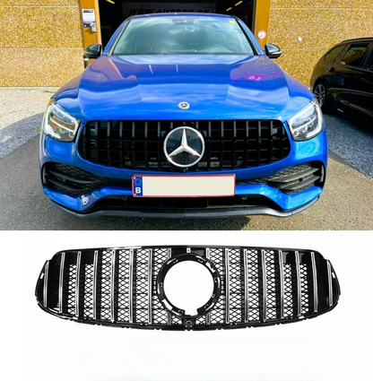 ✨Glossy Black GTR Grille FITS FOR Mercedes GLC Class W253 19-22✨