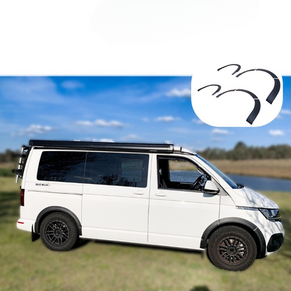 FENDER EXTENSIONS suitable for VW VOLKSWAGEN Transporter T6.1 2019+ 