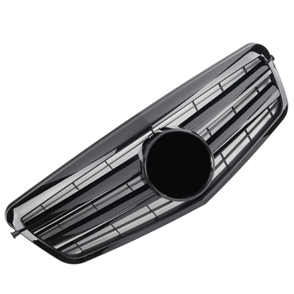 Sports grille for Mercedes W212 S212 E UP TO 2013 glossy black + logo 