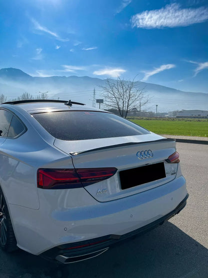 🔥1909 SPOILER PER AUDI A5 F5 2016+ SPORTBACK SLINE NERO LUCIDO (ALA)🔥