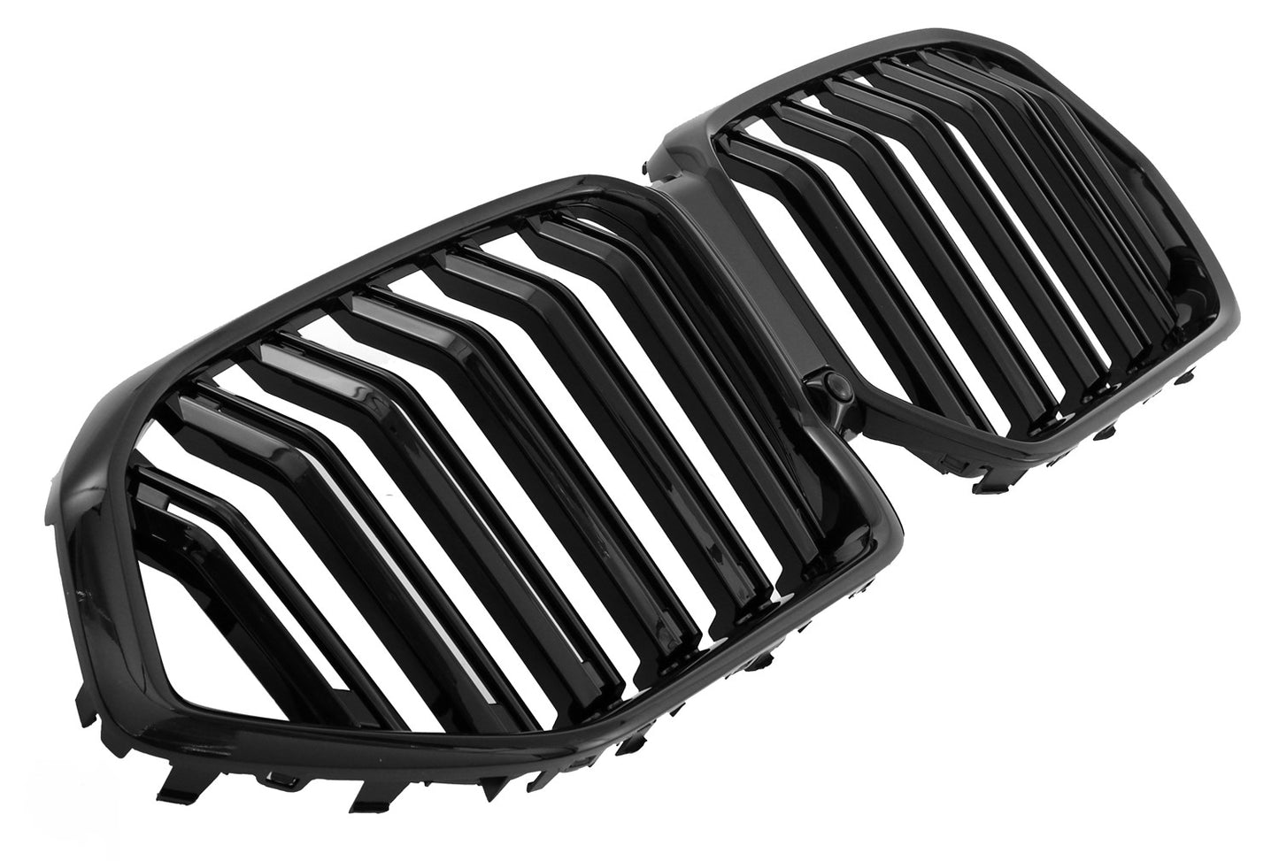 SUITABLE FOR BMW X6 G06 RADIATOR GRILLE DOUBLE BRACKET GLOSS BLACK 