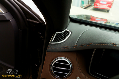 Per Mercedes W222 Classe S pannello cromato ugelli ventilazione ventilazione cruscotto
