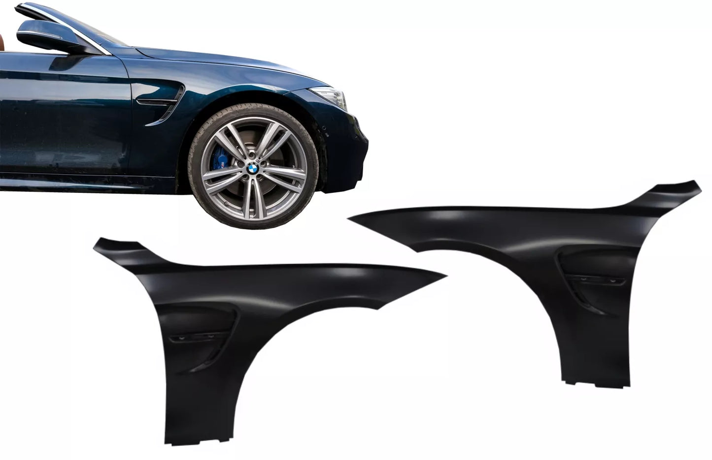 ⭐Parafanghi per BMW 4 F32 F33 F36 13-02.17 Coupe Cabrio Gran Coupe M4 Look⭐