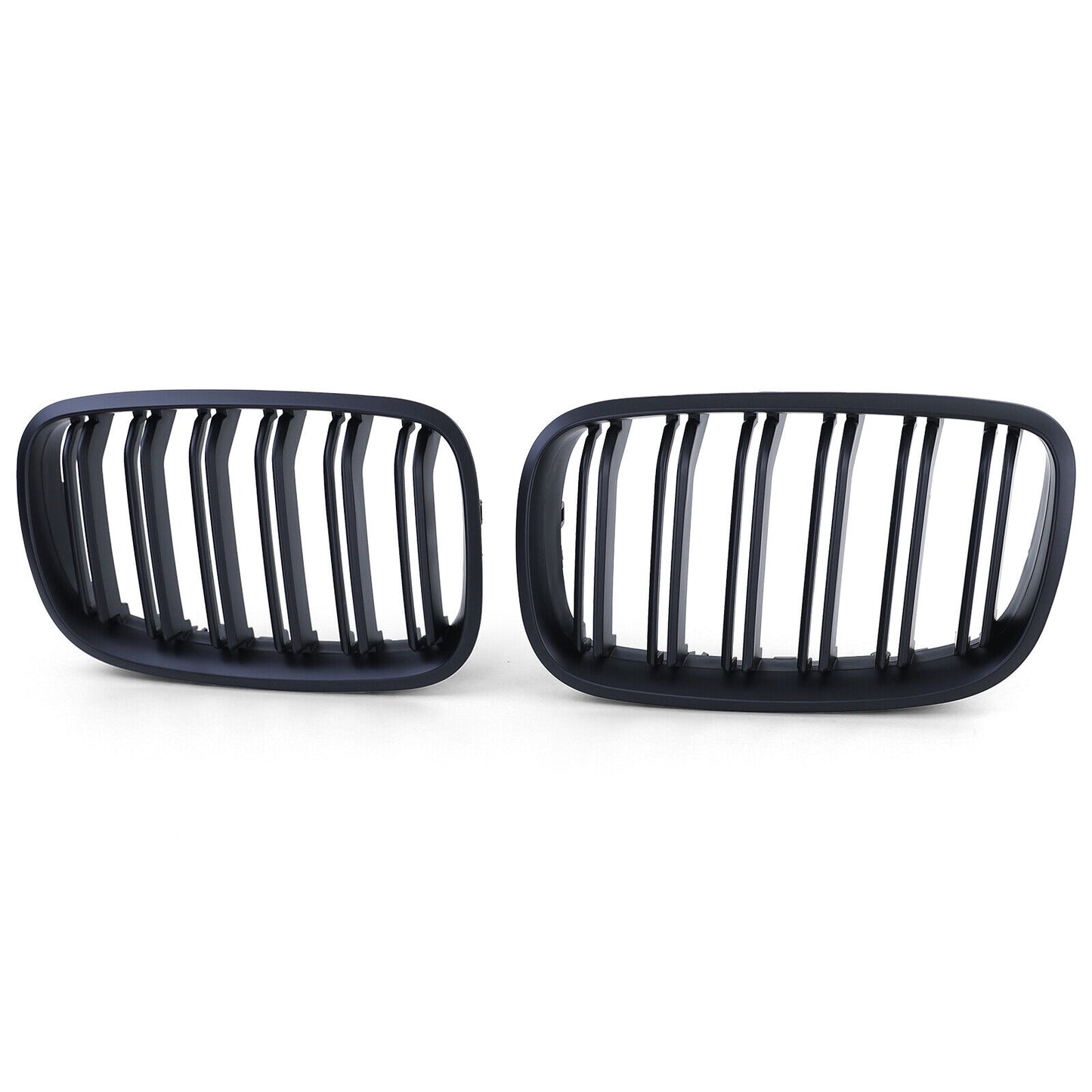 Griglia radiatore sportiva doppia barra performance opaca per BMW X5 E70 X6 E71-