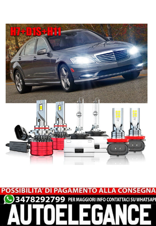 kit lampadine led adatto per Mercedes-Benz S550 2007-2010