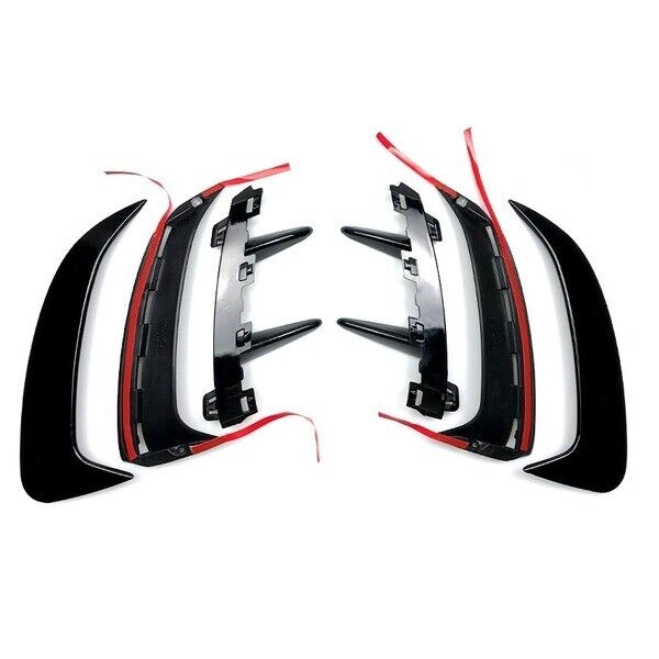 AMG LOOK AERO FLAPS NERO posteriore adatto per Mercedes W177 Classe A AUTOELEGANCERICAMBI