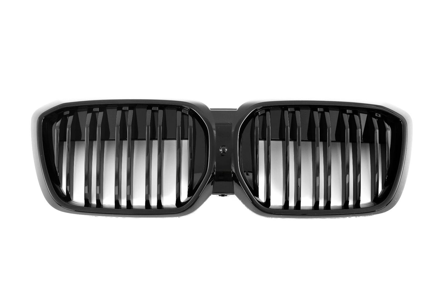 SUITABLE FOR BMW iX3 G08 LCI SPORT GRILLE DOUBLE SPIRAL GRILLE GLOSS BLACK 