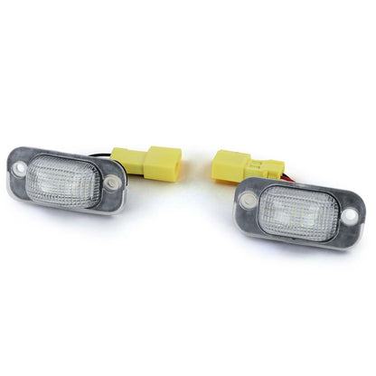 White 6000K LED License Plate Light for VW Golf 2 83-92 Jetta 2 84-92- 