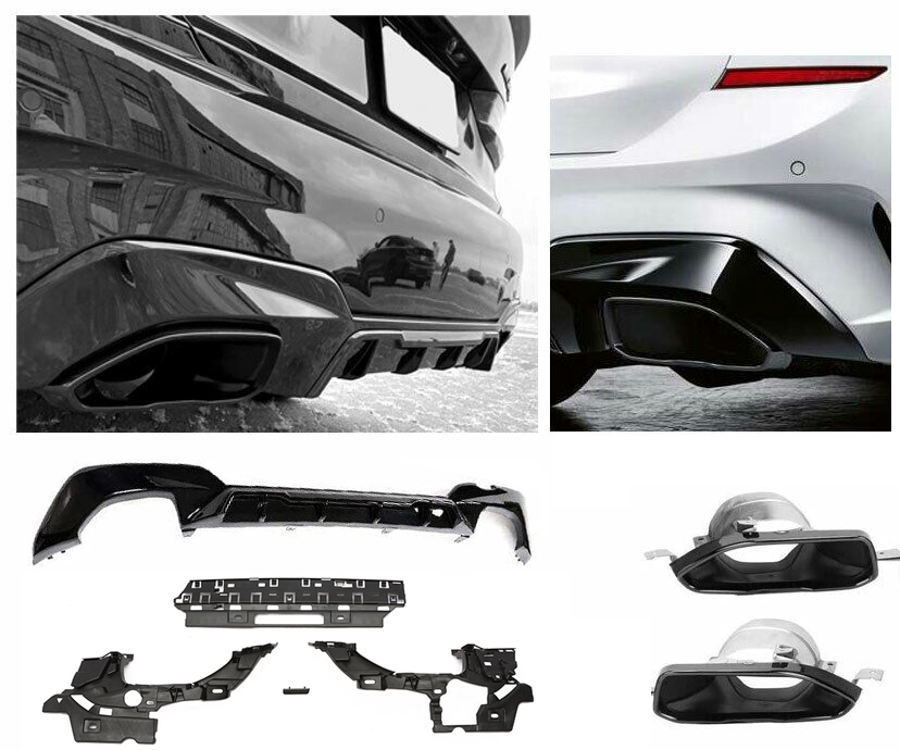 ADATTO PER DIFFUSORE PACCHETTO SPOILER BMW SERIE 3 G20