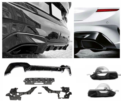 ADATTO PER DIFFUSORE PACCHETTO SPOILER BMW SERIE 3 G20