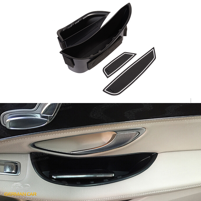 For Mercedes W205 C and X253 GLC rear door storage box 