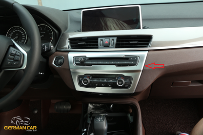 Per BMW X1 F48 pannello telaio cromato radio climatizzatore