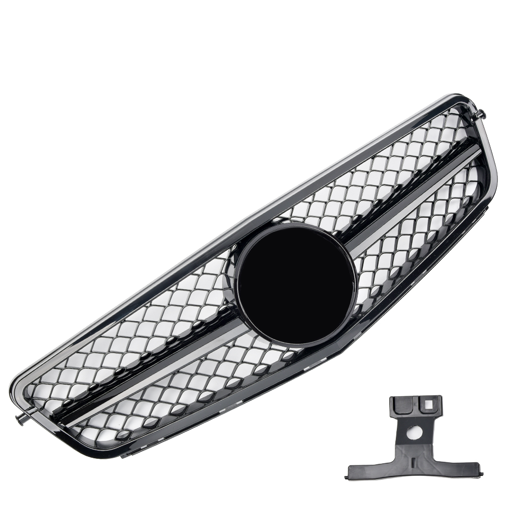 Griglia sportiva per Mercedes W204 S204 C nero lucido C63 AMG LOOK