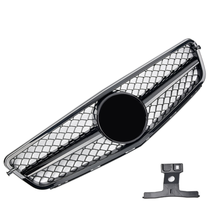 Griglia sportiva per Mercedes W204 S204 C nero lucido C63 AMG LOOK