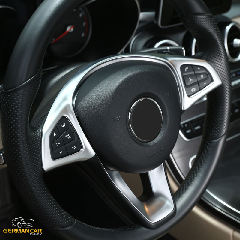 Per Mercedes W213 Classe E pannello volante telaio cromato opaco