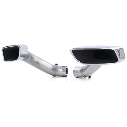 Stainless steel sports exhaust pipe 165x90 mm suitable for BMW X6 E71 