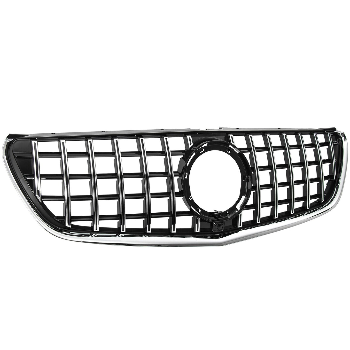 Griglia GT Panamericana adatta per Mercedes Classe V W447 dal 2019 argento nero