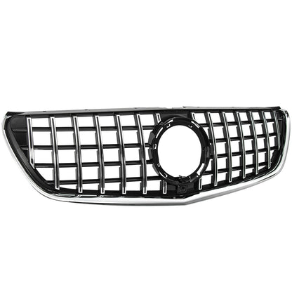 Griglia GT Panamericana adatta per Mercedes Classe V W447 dal 2019 argento nero