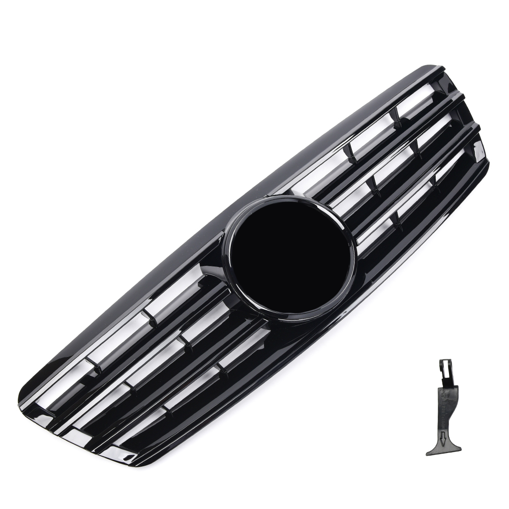 Griglia sportiva per Mercedes W203 S203 C nero lucido CL AMG OPTIK