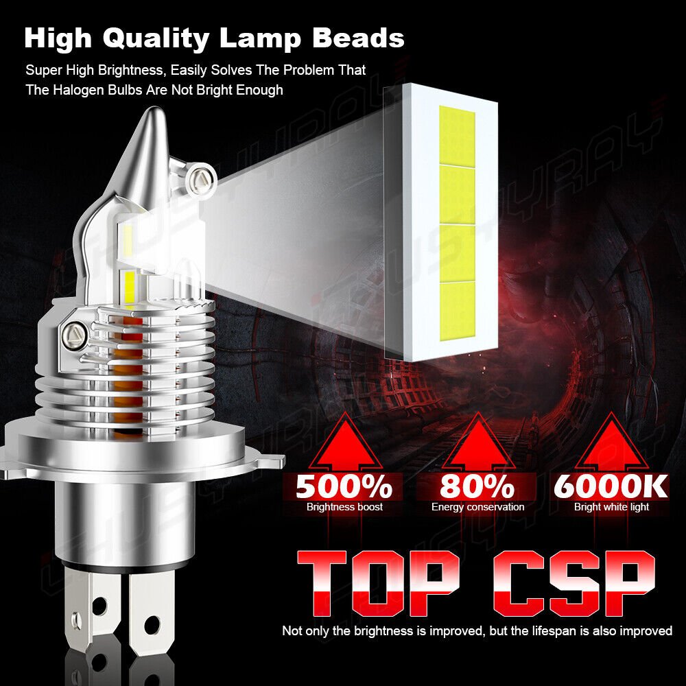 Per Ford F150 1975-1979Kit di conversione fari a LED rotondi da 7" H4abbaglianti