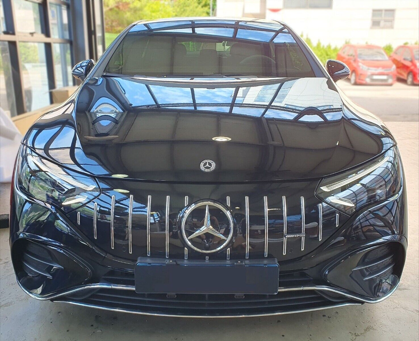 Per Mercedes EQE V295 AMG Line Sport Panamericana GT griglia radiatore
