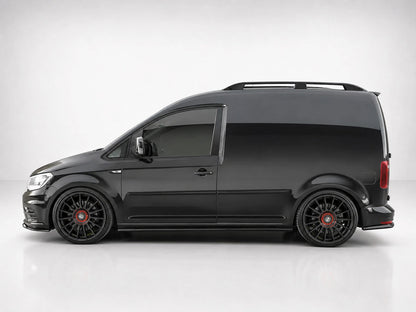 👉Gonne laterali estensioni per Volkswagen Caddy MK4 2015-2020 ABS nero lucido👈